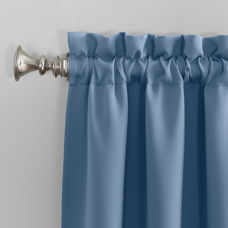 Sun Zero Barrow Energy Efficient Rod Pocket Curtain Panel Pair - Image 2